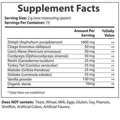 Pure Himalayan Shilajit Powder (0.33 lb)